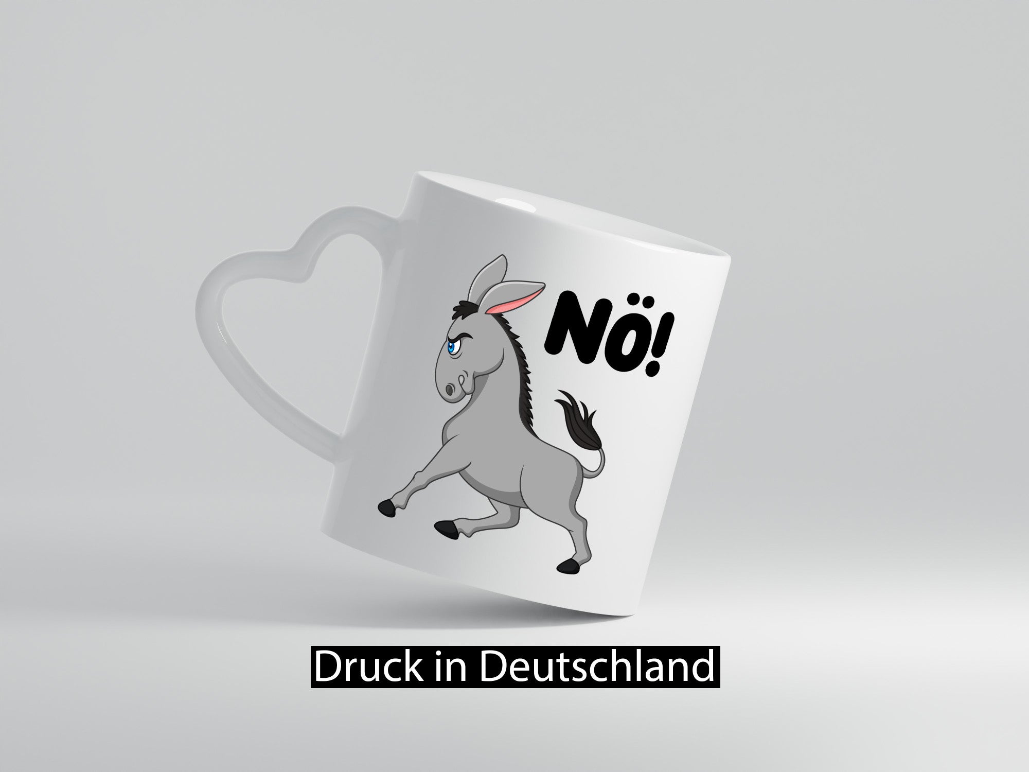 Nö | Sturer Esel hab kein bock lustig Humor Geschenkidee Geschenk Tasse