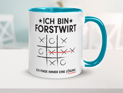Lösung finden: Forstwirt | Waldarbeiter v2 Geschenkidee Arbeit Kollegen Büro