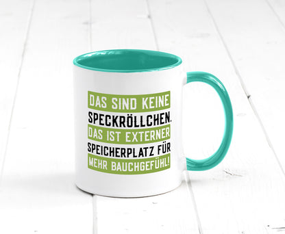 Keine Speckröllchen | Softwareentwickler PC Körperfülle Geschenkidee Humor Tasse