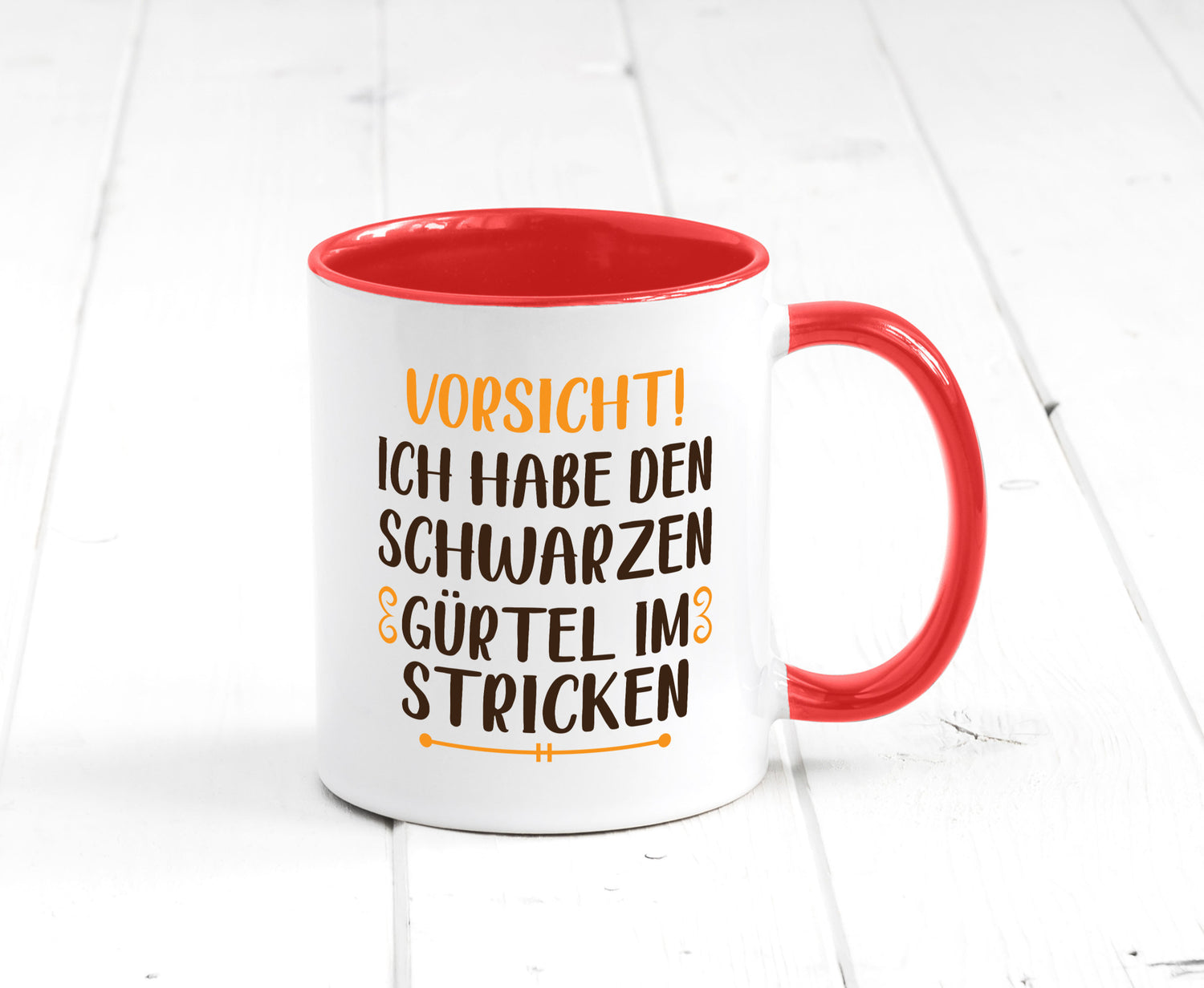 Schwarzen Gürtel im Stricken | Stricknadel lustiger Spruch Geschenk Humor