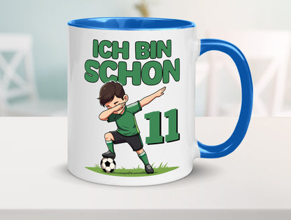 11. Geburtstag | 11 Jahre Fußballer Geschenkidee Humor Tasse