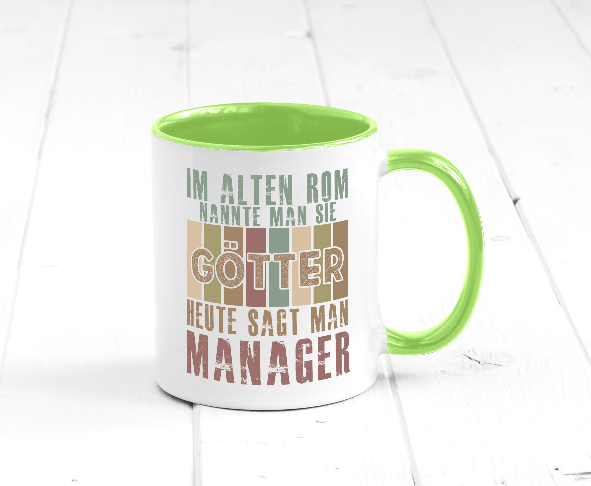 Heute sagt man: Manager | Management Humor Geschenkidee Tasse