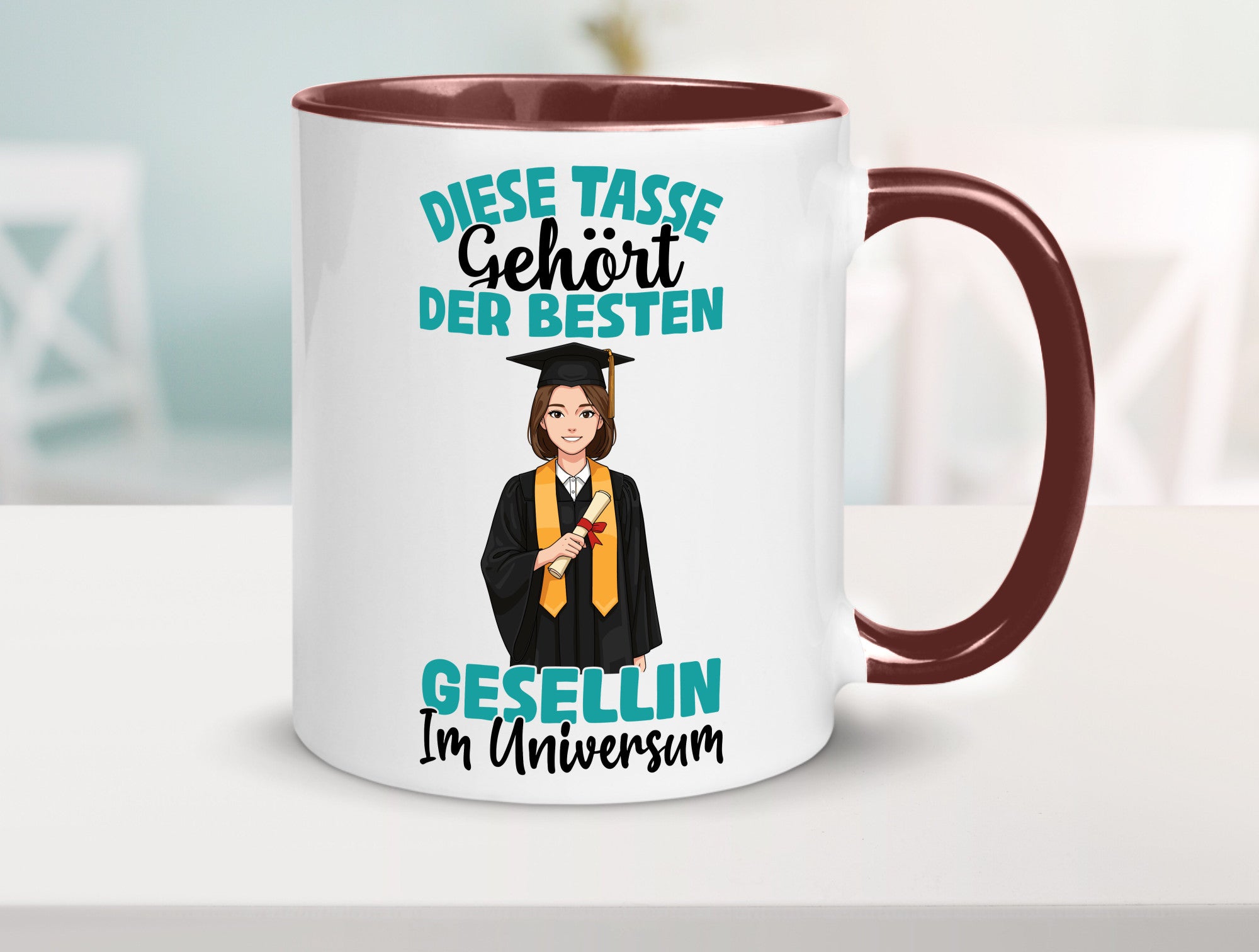 Im Universum: Gesellin | Handwerkerinnen lustiger Spruch Geschenk Humor