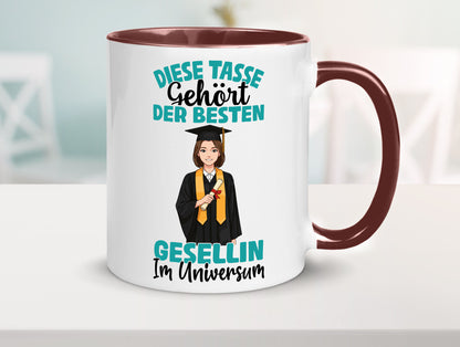 Im Universum: Gesellin | Handwerkerinnen lustiger Spruch Geschenk Humor