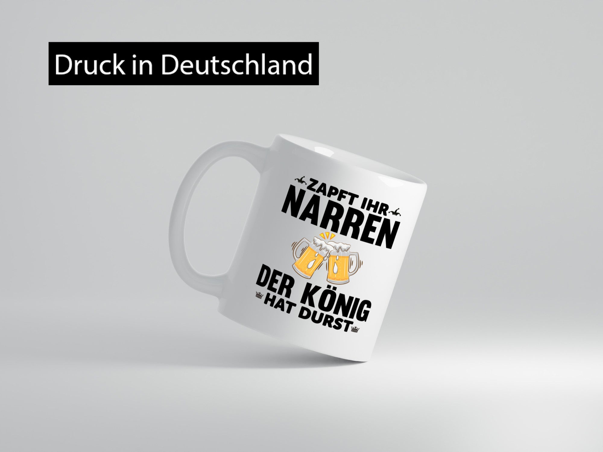 König hat Durst | Bier Spruch Narren Trinkspruch lustiger Geschenk Humor