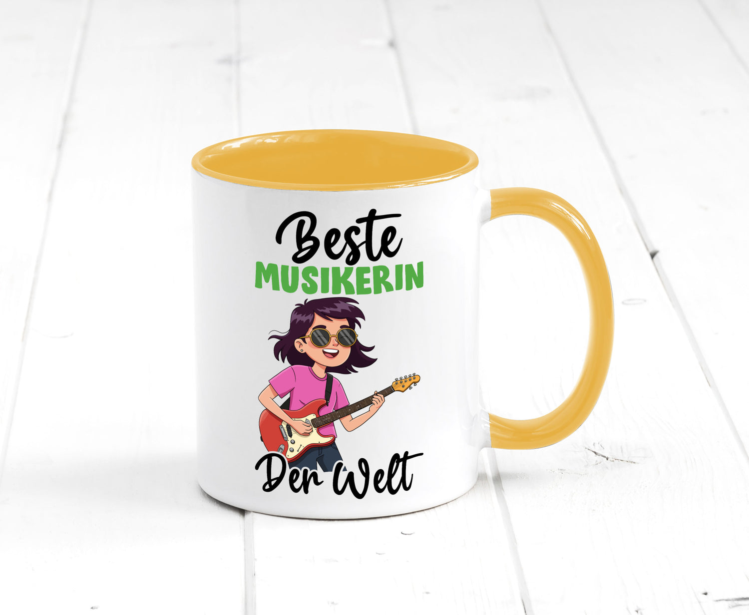 Beste Musikerin | Musik Musikantin v2 Geschenkidee Humor Tasse
