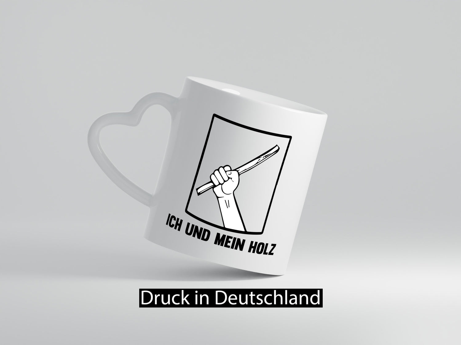 Ich und mein Holz | Holzfäller Holzmacher Geschenkidee Humor Tasse