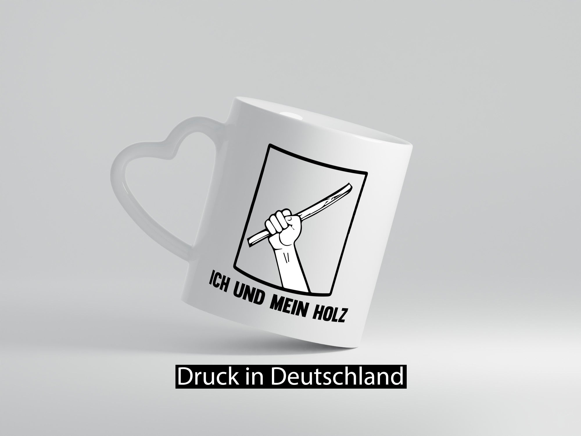 Ich und mein Holz | Holzfäller Holzmacher Geschenkidee Humor Tasse