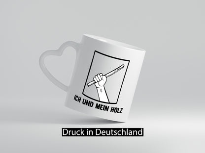 Ich und mein Holz | Holzfäller Holzmacher Geschenkidee Humor Tasse