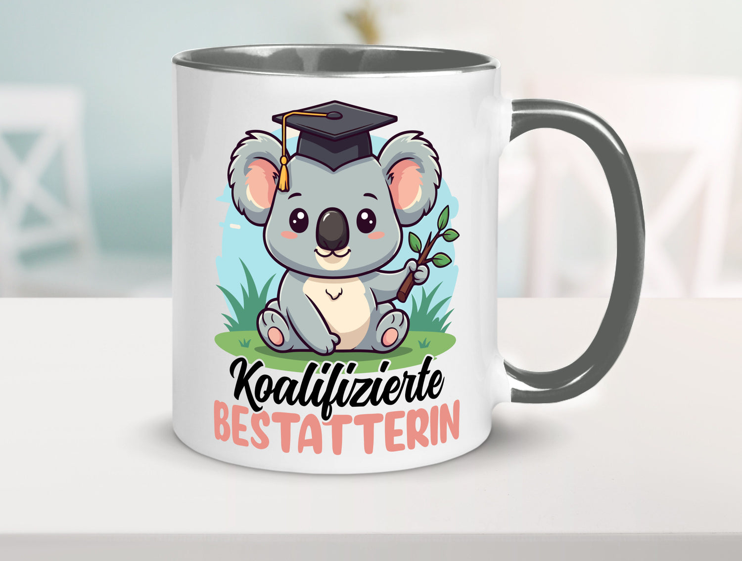 Koalifizierte Bestatterin | Bestattung Totengräberin Humor Geschenkidee Tasse