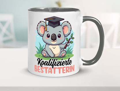 Koalifizierte Bestatterin | Bestattung Totengräberin Humor Geschenkidee Tasse