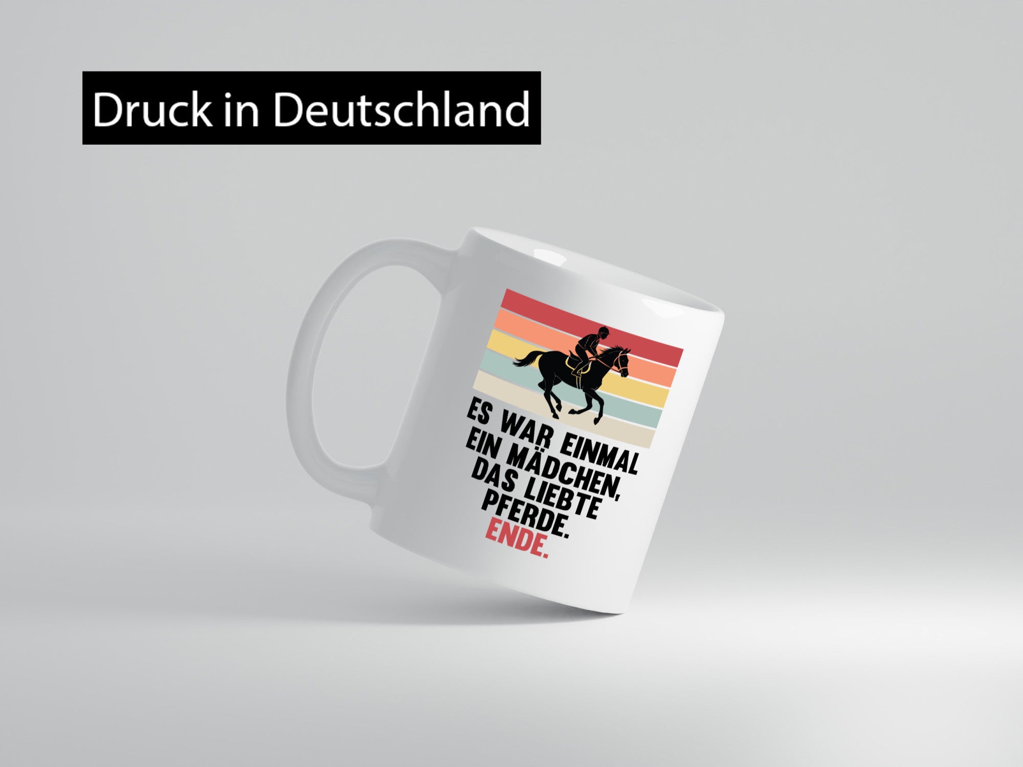 Es war einmal ein Mädchen das Liebte Pferde | lustig Humor Geschenkidee