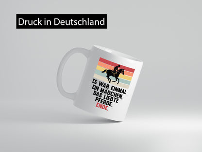Es war einmal ein Mädchen das Liebte Pferde | lustig Humor Geschenkidee