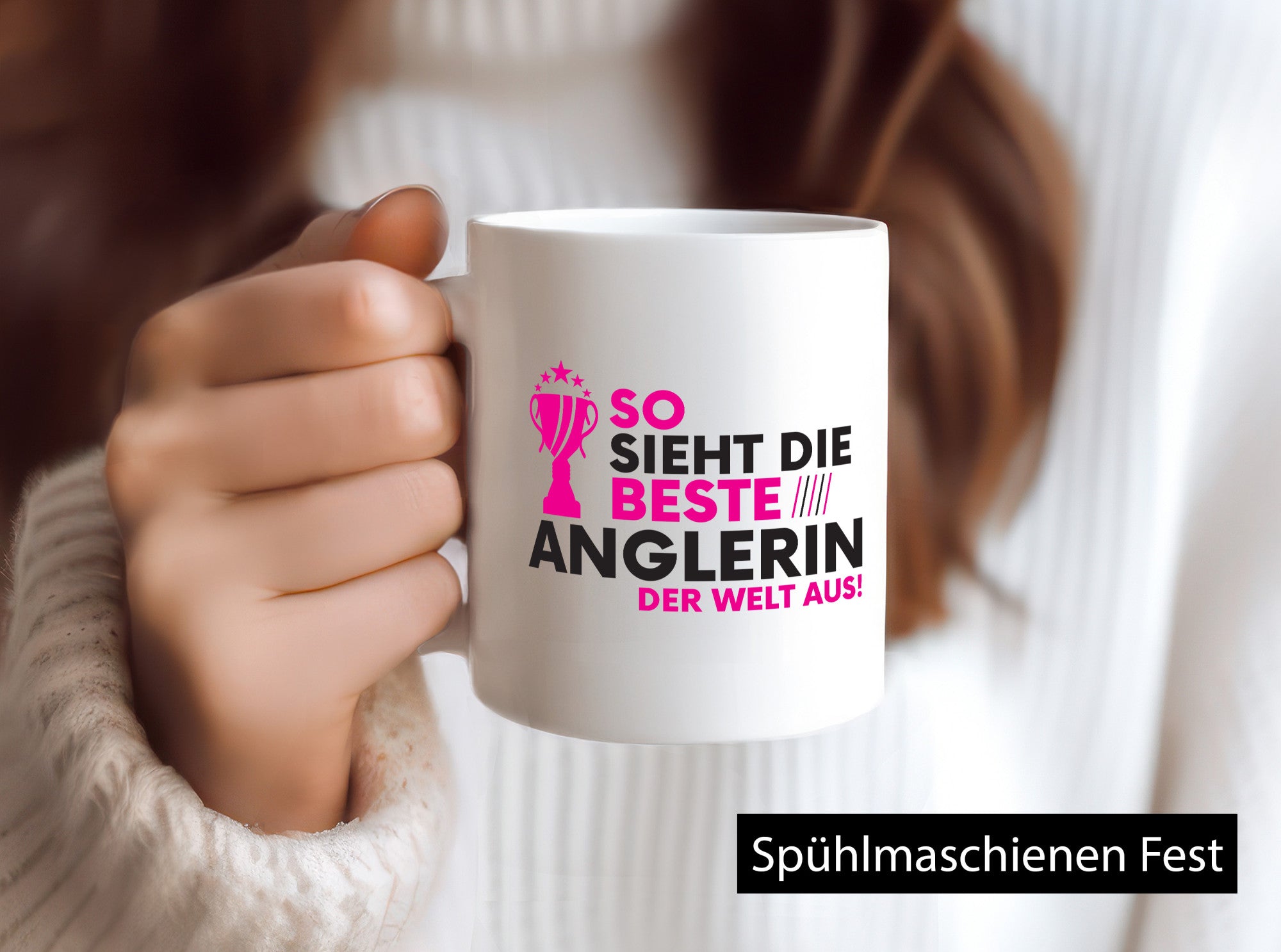 Die Weltbeste Anglerin | Angeln Fischerin lustiger Spruch Geschenk Humor