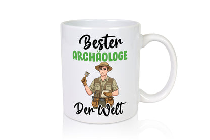 Bester Archäologe | Archäologie Forscher v2 Humor Geschenkidee Tasse