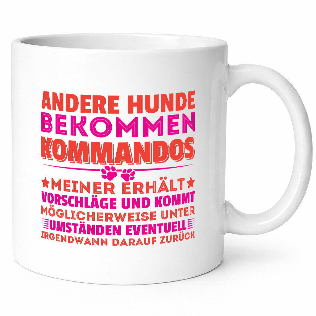 Hunde Training | Hundebesitzer Tasse Hundekommando vl8 lustig Tierliebhaber