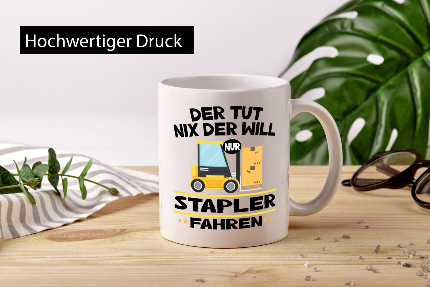 Der tut nix will nur Stapler Fahren | Staplerfahrer lustiger Spruch Geschenk