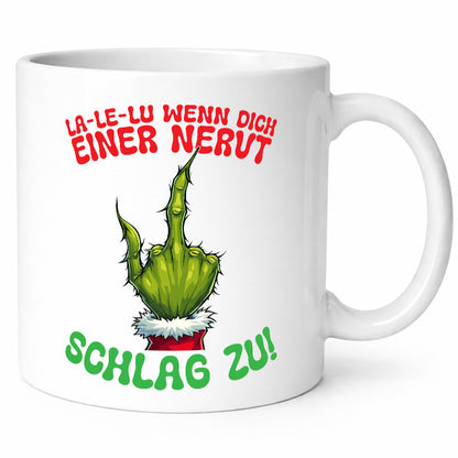 La Le Lu | Weihnachten Weihnachtsmuffel Lichter vl15 Geschenkidee Humor Tasse