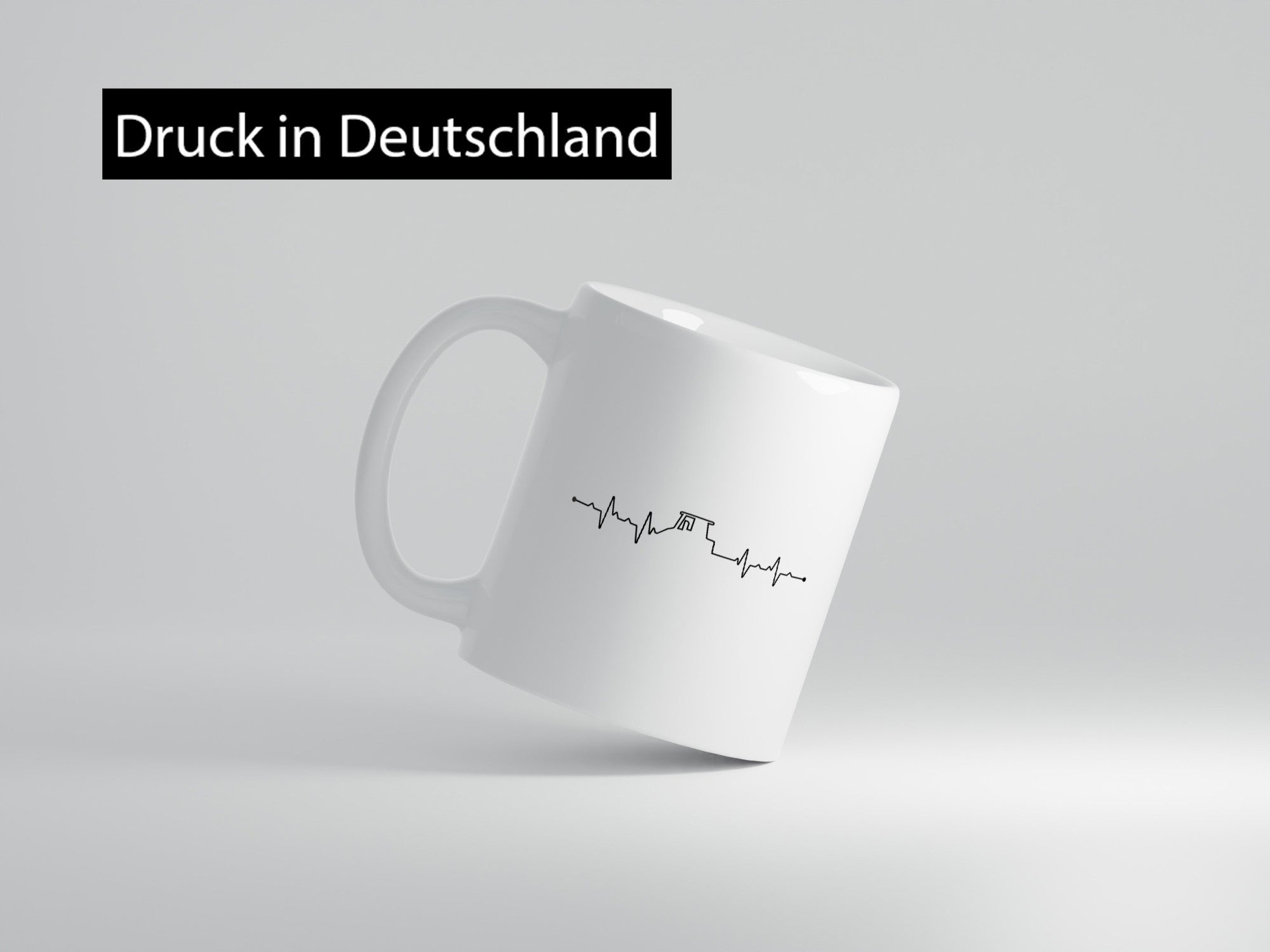 Traktor Herzschlag | Trekker Bauer Landwirt Hof lustig Humor Geschenkidee