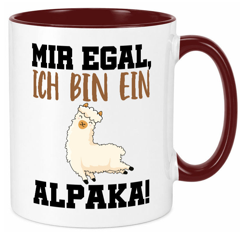 Ich bin ein Alpaka! Geschenk Humor Geschenkidee lustiger Spruch Tasse