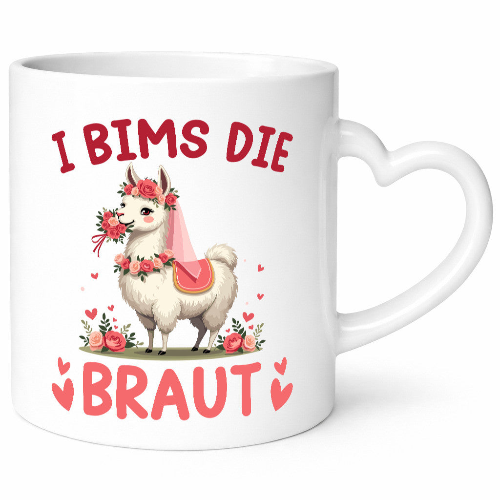 I bims die Braut | Einhorn JGA Hochzeit lustig Humor Geschenkidee Geschenk Tasse