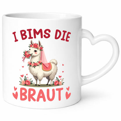 I bims die Braut | Einhorn JGA Hochzeit lustig Humor Geschenkidee Geschenk Tasse