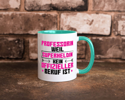 Superheldin Professorin | Uni Universität Geschenk Humor Geschenkidee lustiger