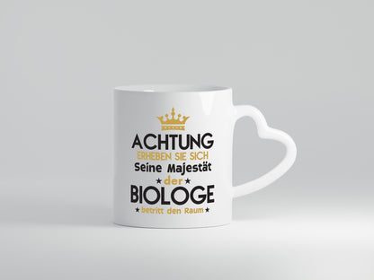 Seine Majestät Biologe | Biologie Naturforscher lustig Humor Geschenkidee