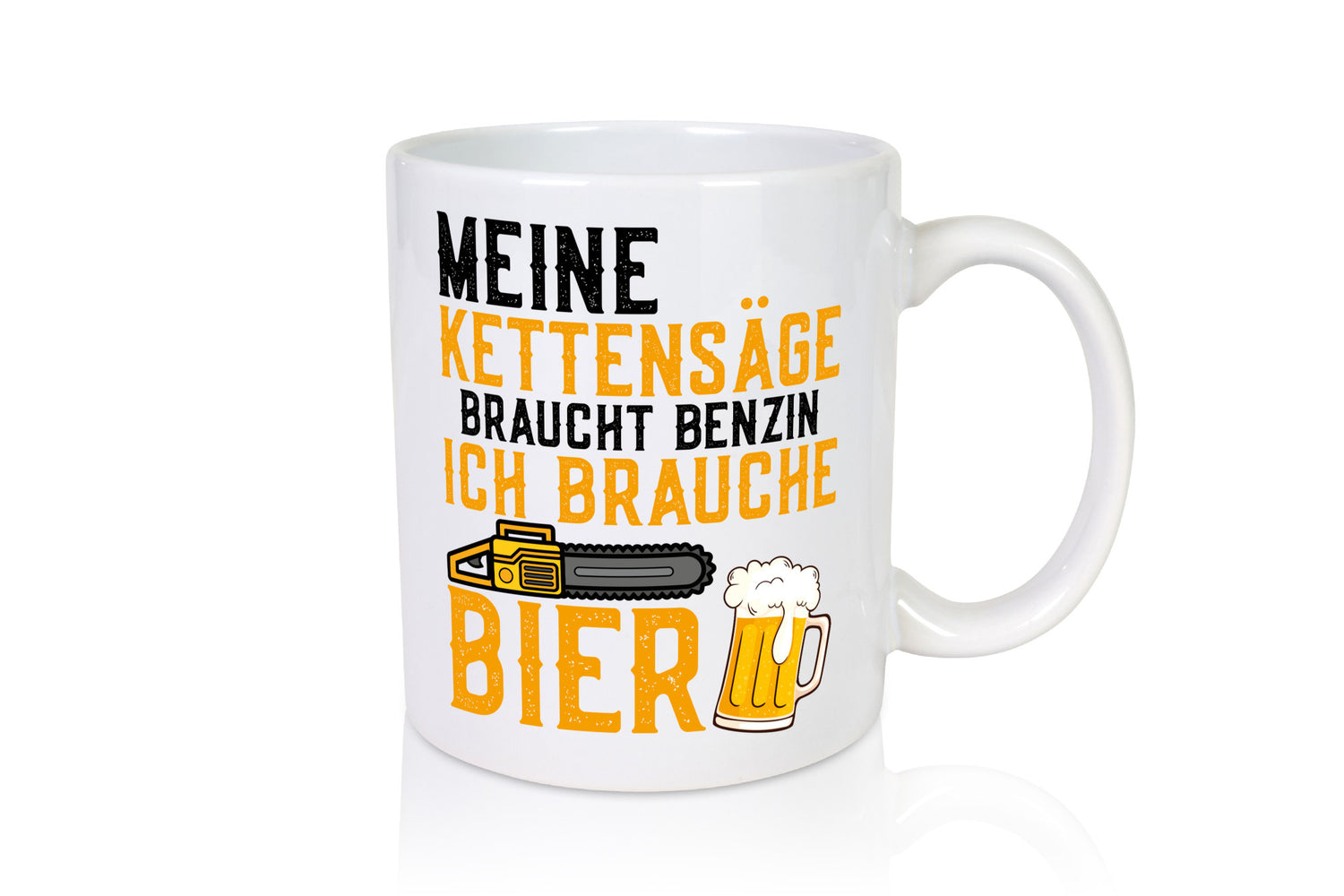 Ich brauche Bier | Motorsäge Wälder Mitarbeiter Chef lustig Arbeit Kollegen