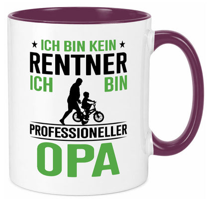 Ich bin kein renter Profesioneller Opa | Großvater Humor Familie Geschenkidee