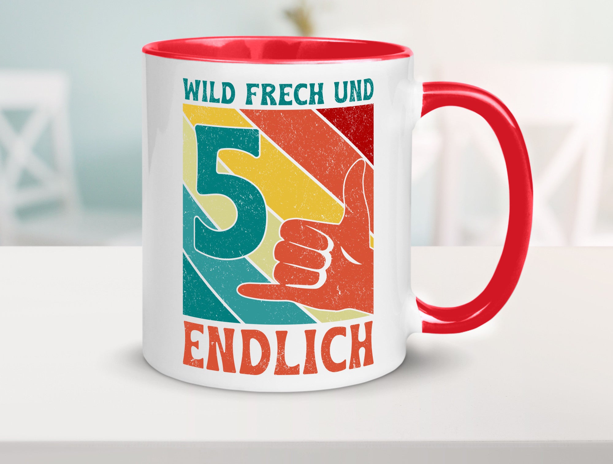 5. Geburtstag | 5 Jahre Wild und Frech Geschenk Geschenkidee lustiger Spruch