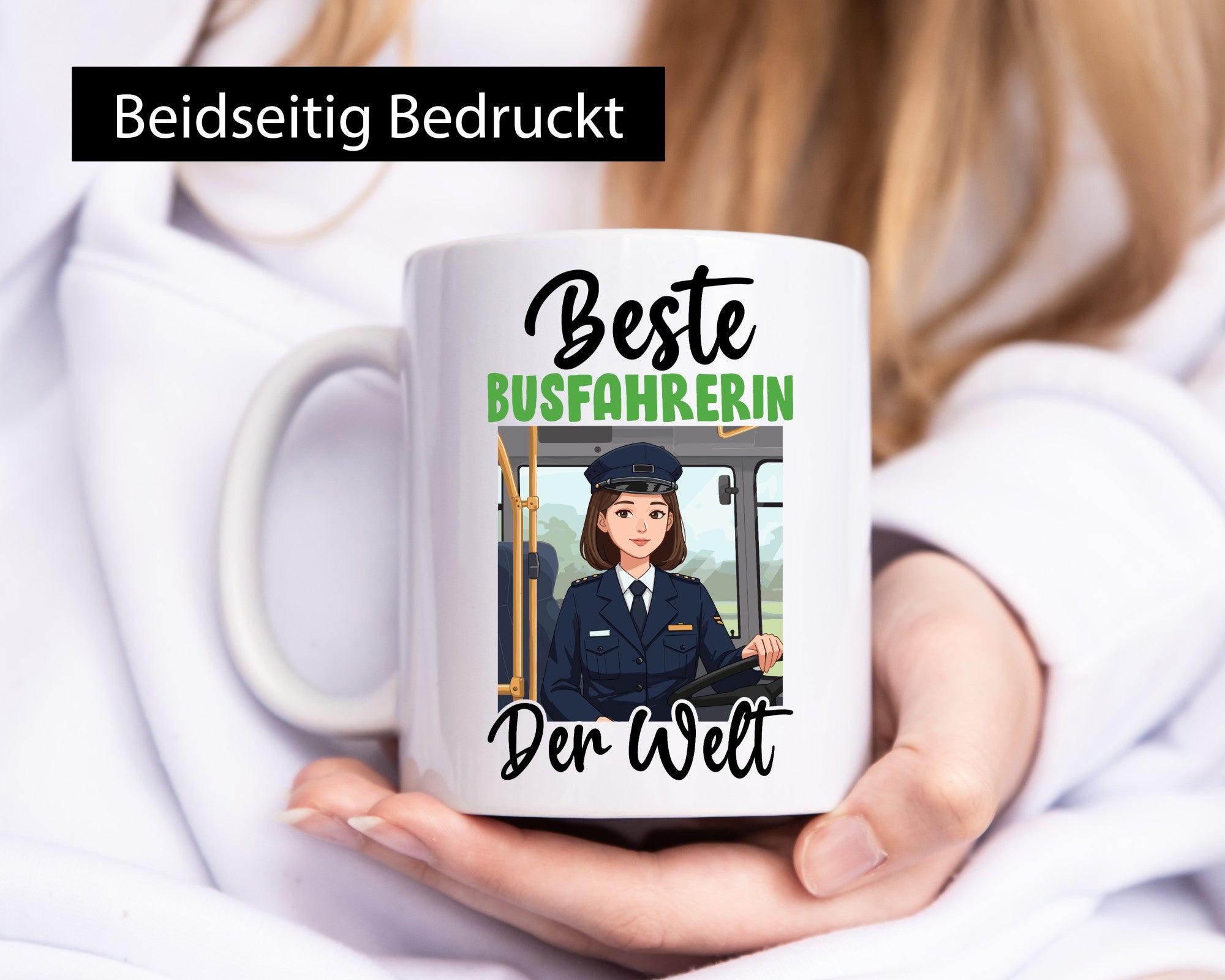 Beste Busfahrerin | Berufsfahrer Fahrerin v2 Geschenkidee Arbeit Kollegen Büro