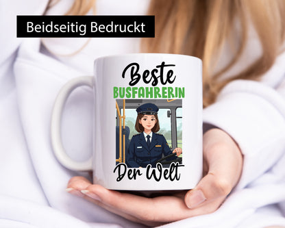 Beste Busfahrerin | Berufsfahrer Fahrerin v2 Geschenkidee Arbeit Kollegen Büro