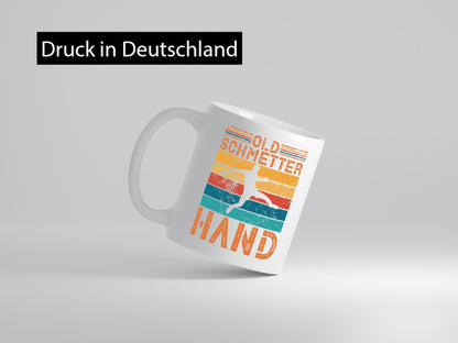 Old Schmetter Hand | Tennis Spieler Sport v2 Geschenkidee Humor Tasse