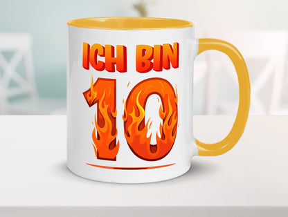 10. Geburtstag | 10 Jahre Drache lustiger Spruch Geschenk Geschenkidee Tasse