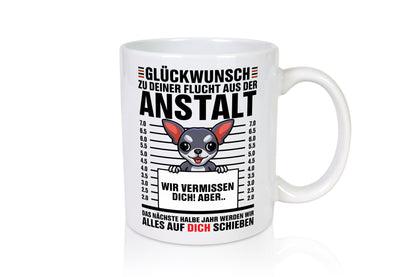 Glückwunsch zur Flucht | Abschied Arbeitskollegen v2 Geschenk Arbeit Kollegen