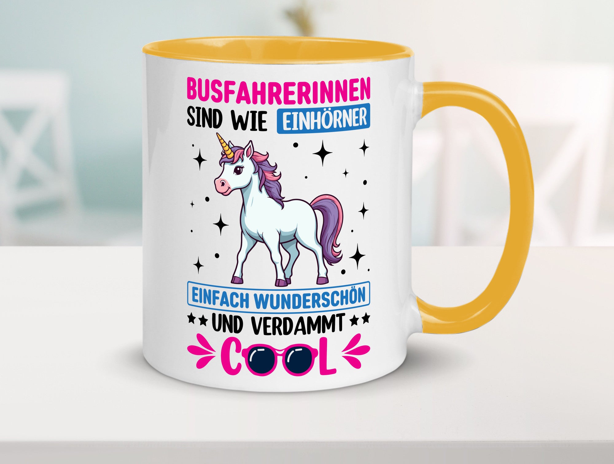 Bussfahrerinen sind wie einhorner | Einhorn Bussfahrerin Geschenkidee Humor