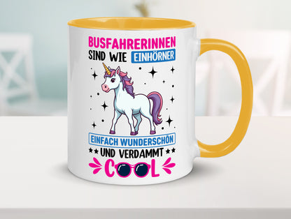 Bussfahrerinen sind wie einhorner | Einhorn Bussfahrerin Geschenkidee Humor