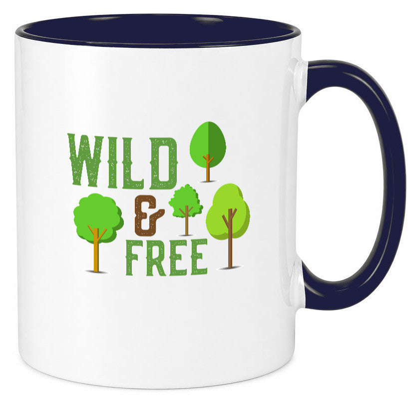 Wild and free | Freiheit Camper Hobbycamper Geschenkidee Humor Tasse