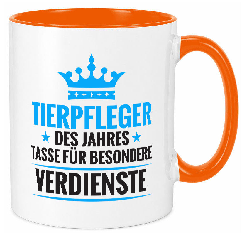 Besonderer Verdienst: Tierpfleger | Pflegeberuf Tierheim Humor Arbeit Kollegen