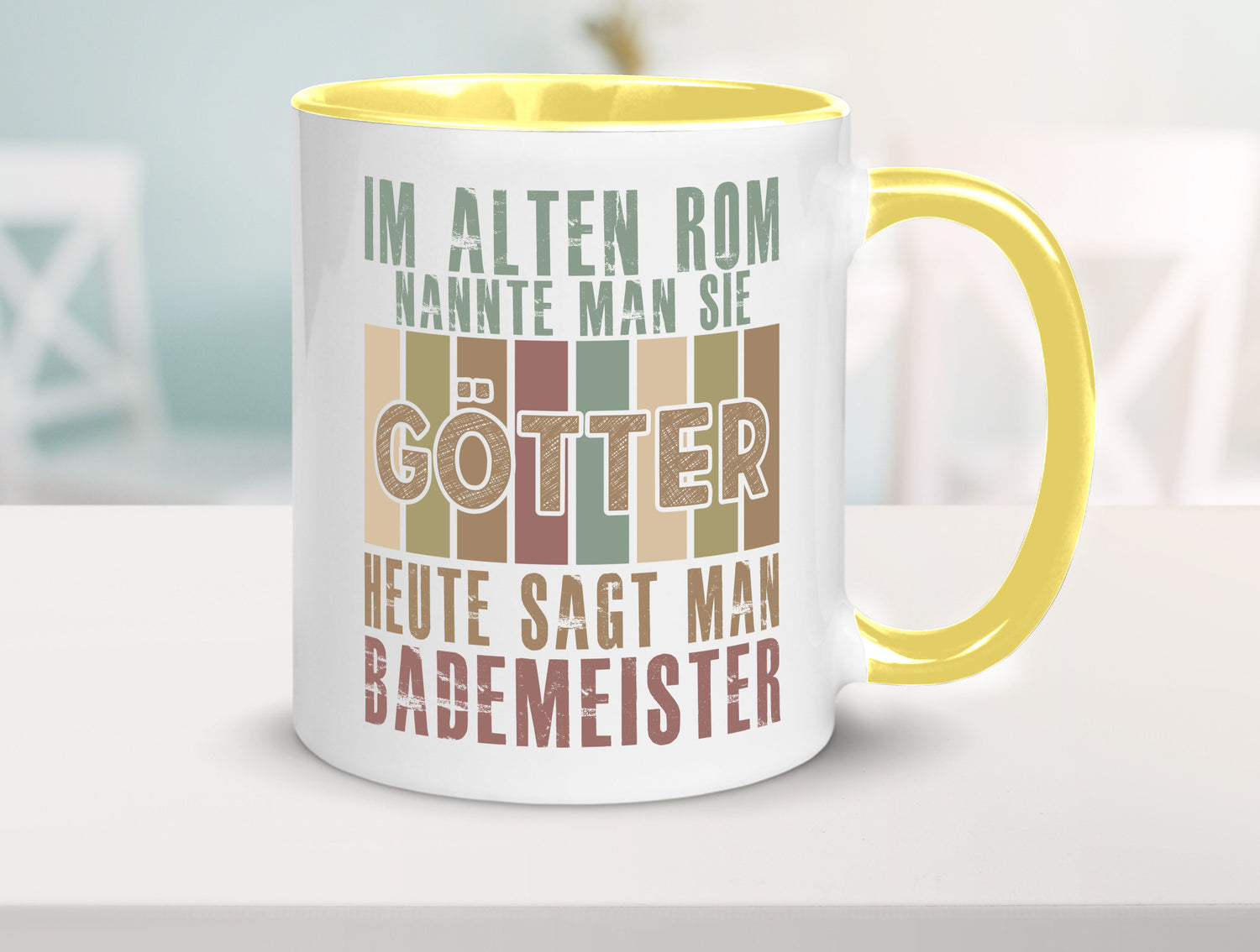 Heute sagt man: Bademeister | Rettungsschwimmer lustiger Spruch Geschenk Humor