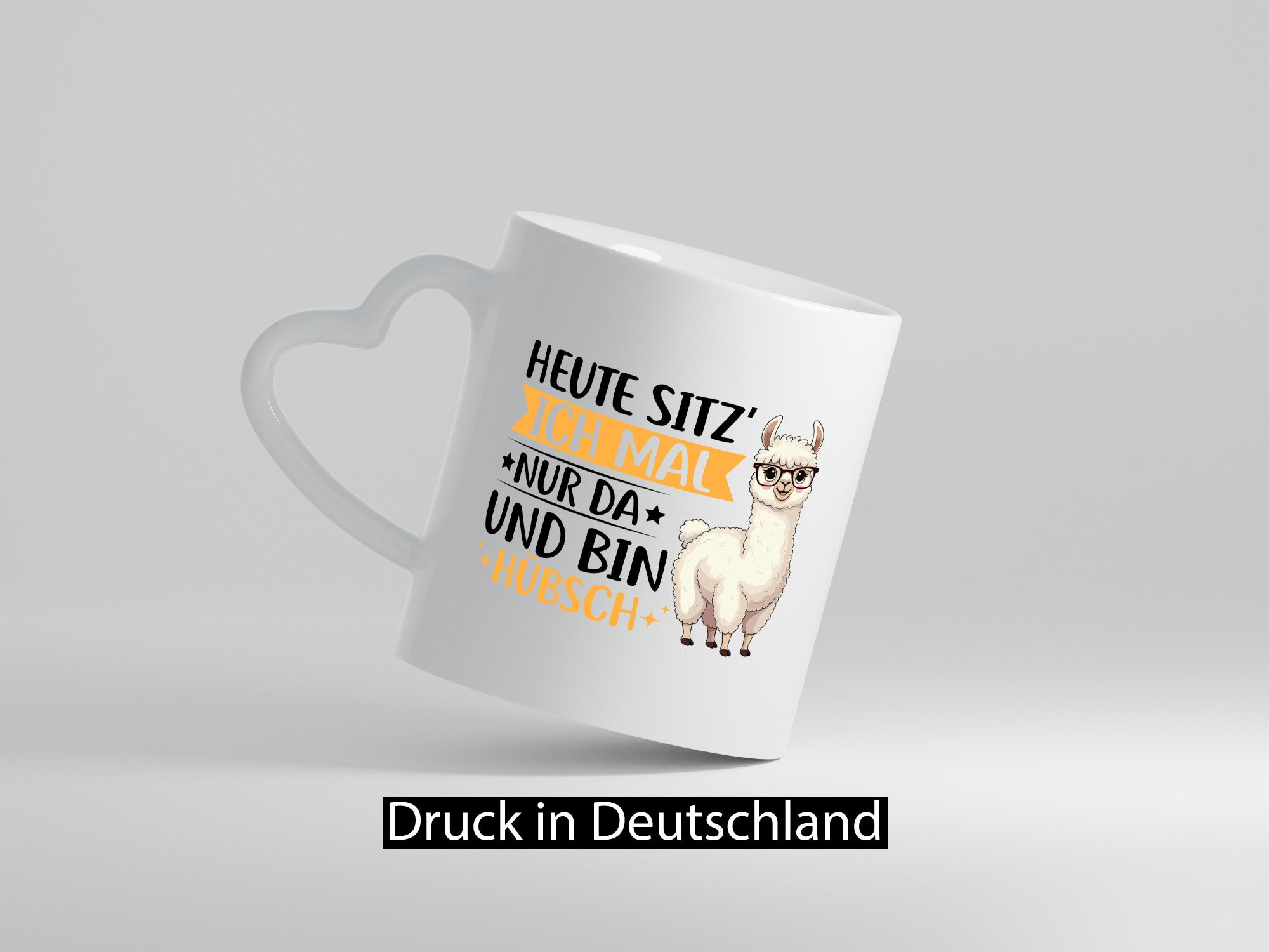Heute bin ich nur Hübsch | Lama Alpaka Geschenk Humor Geschenkidee lustiger