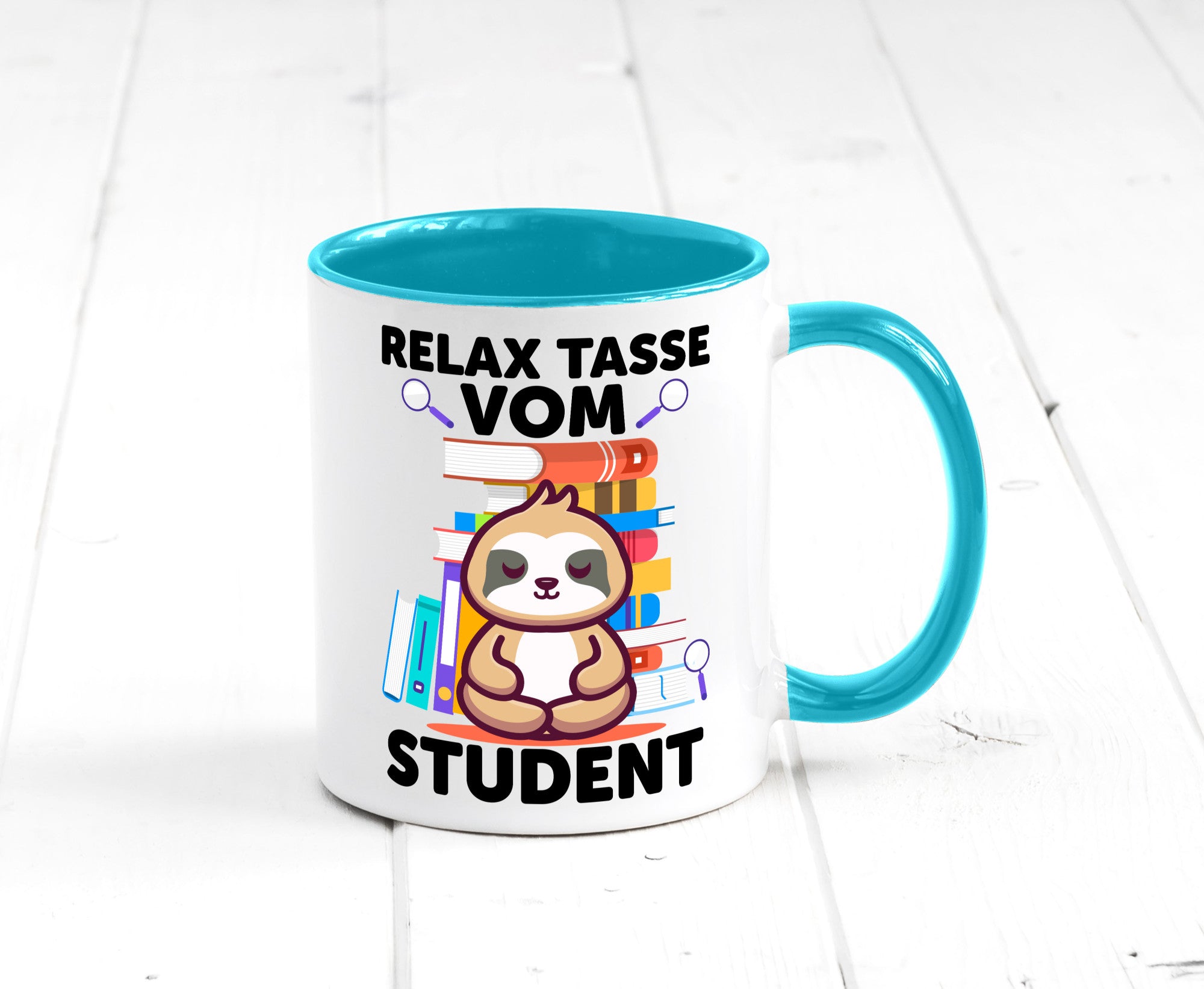 Relax Tasse: Student | Universität Uni Studium lustiger Spruch Geschenk Humor