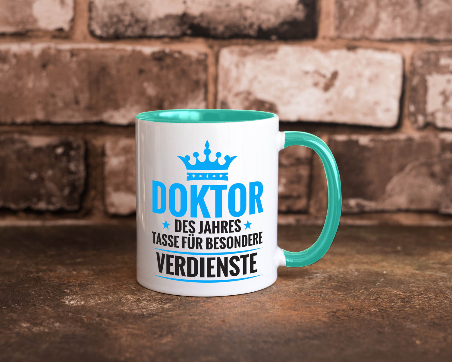 Besonderer Verdienst: Doktor | Doktorand Doktortitel Humor Geschenkidee Tasse