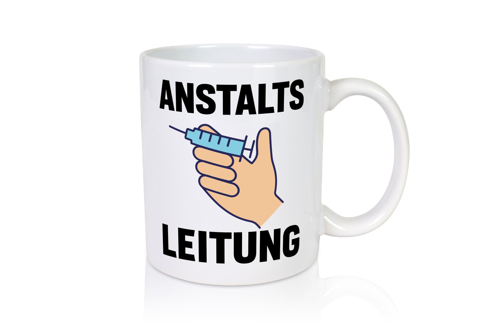 Anstaltsleitung v2 lustig Humor Geschenkidee Geschenk Tasse