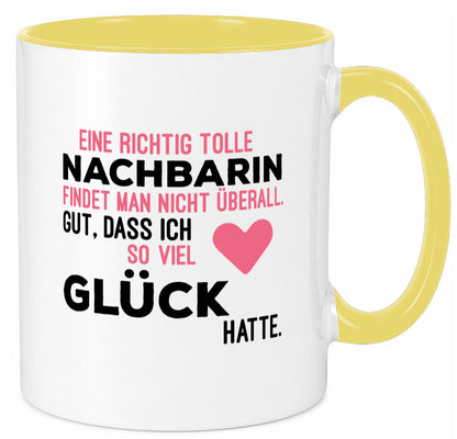 Tolle Nachbarin | Freundschaft gute Nachbarschaft Humor Geschenkidee Tasse