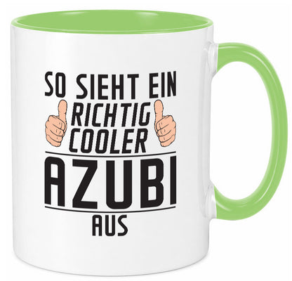 Richtig Cooler Azubi | Ausbildung Lehre Lehrling Geschenk Humor Geschenkidee Tasse