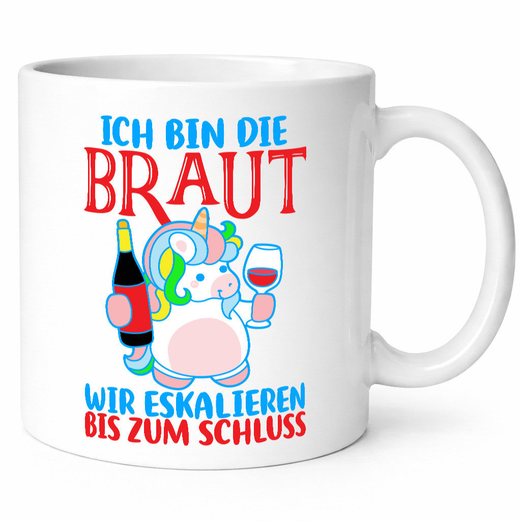 Junggesellinnenabschied | JGA Braut Einhorn Eskalation v2 lustig Humor