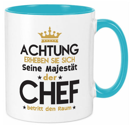 Seine Majestät Chef | Führungskraft Vorgesetzter Geschenk Arbeit Kollegen Büro Tasse