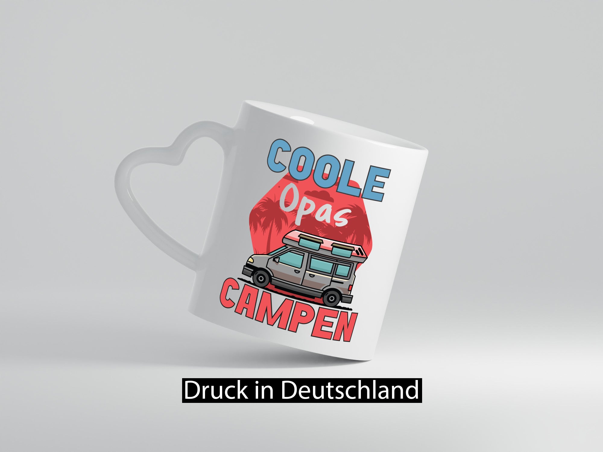 Coole Opas campen | Campingwagen Palmen Geschenk Familie Geschenkidee lustiger